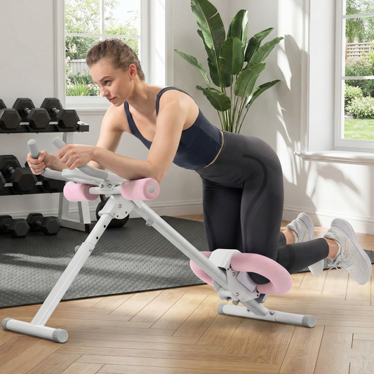 Adjustable Ab Trainer with LCD Monitor